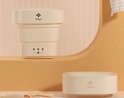 告別手洗內褲襪子的煩惱 199元小米有品折疊洗衣機真便捷